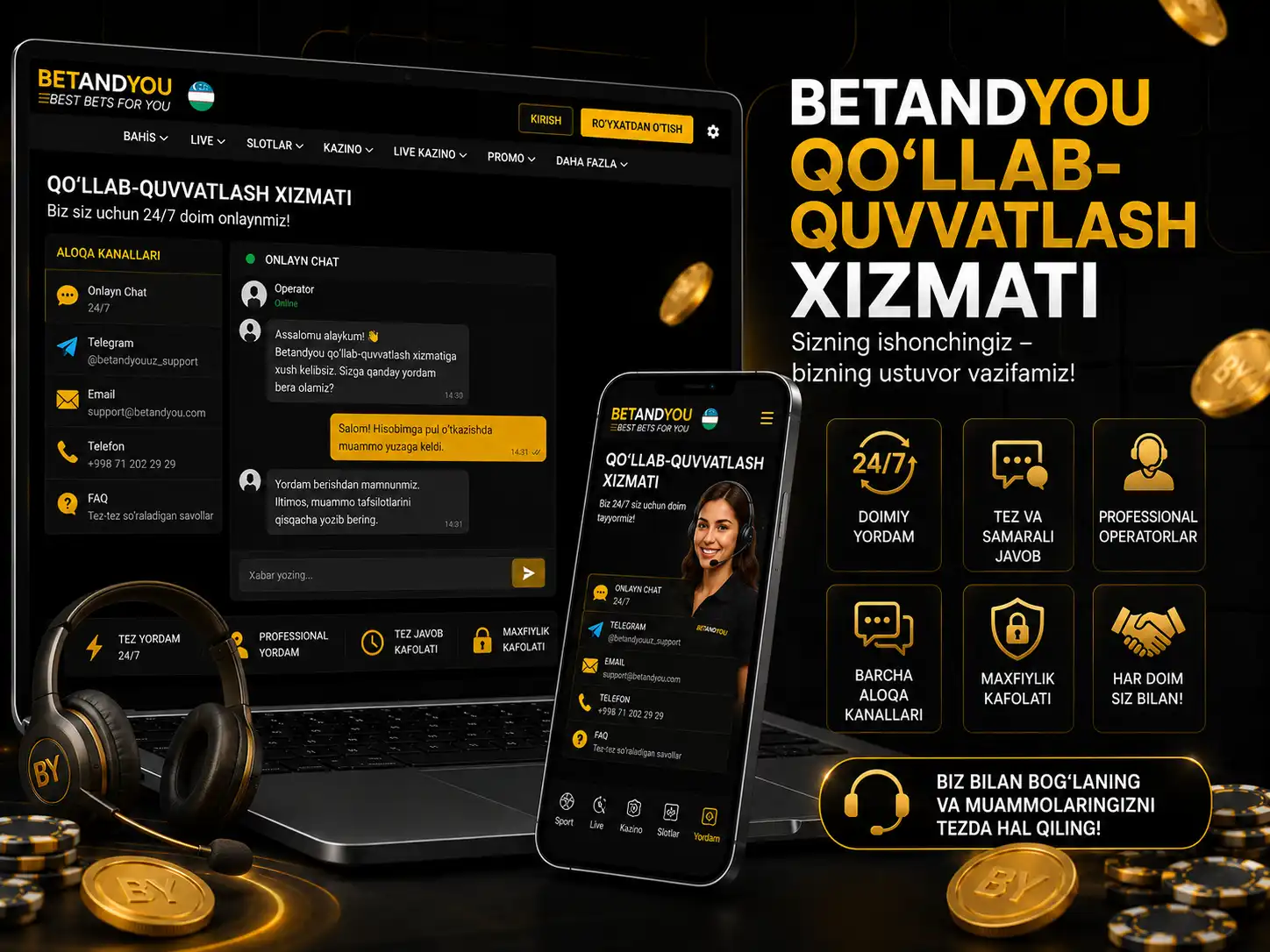 Betandyou qo‘llab-quvvatlash xizmati
