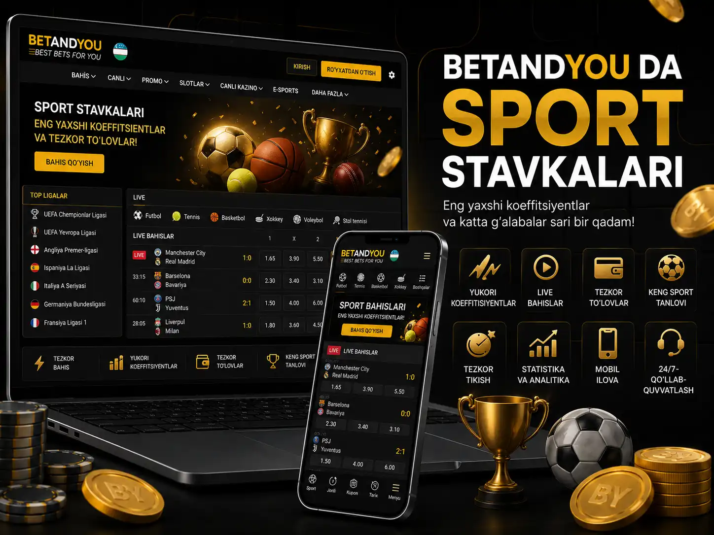 Betandyou sport tikish