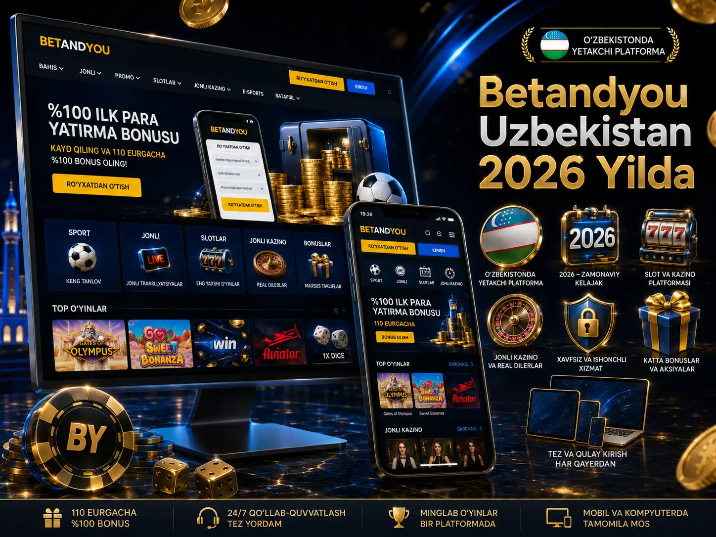 O‘zbekistonda Betandyou 2026 yilda