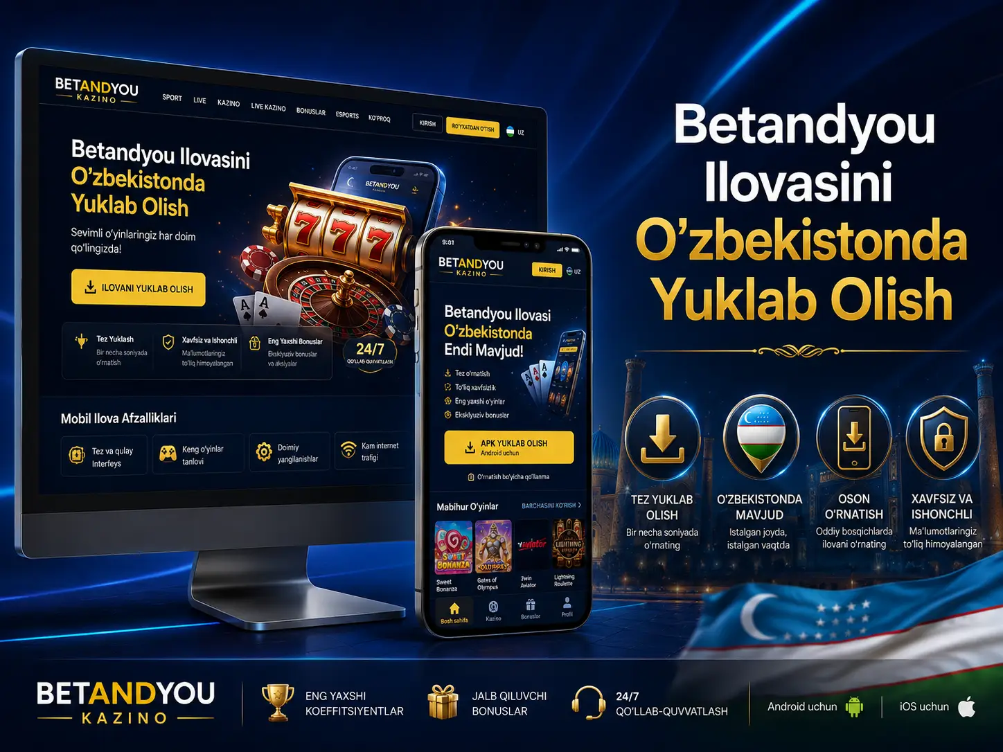 Betandyou Ilovasini O'zbekistonda Yuklab Olish