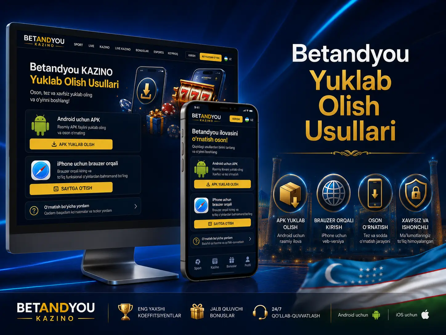 Betandyou Yuklab Olish Usullari