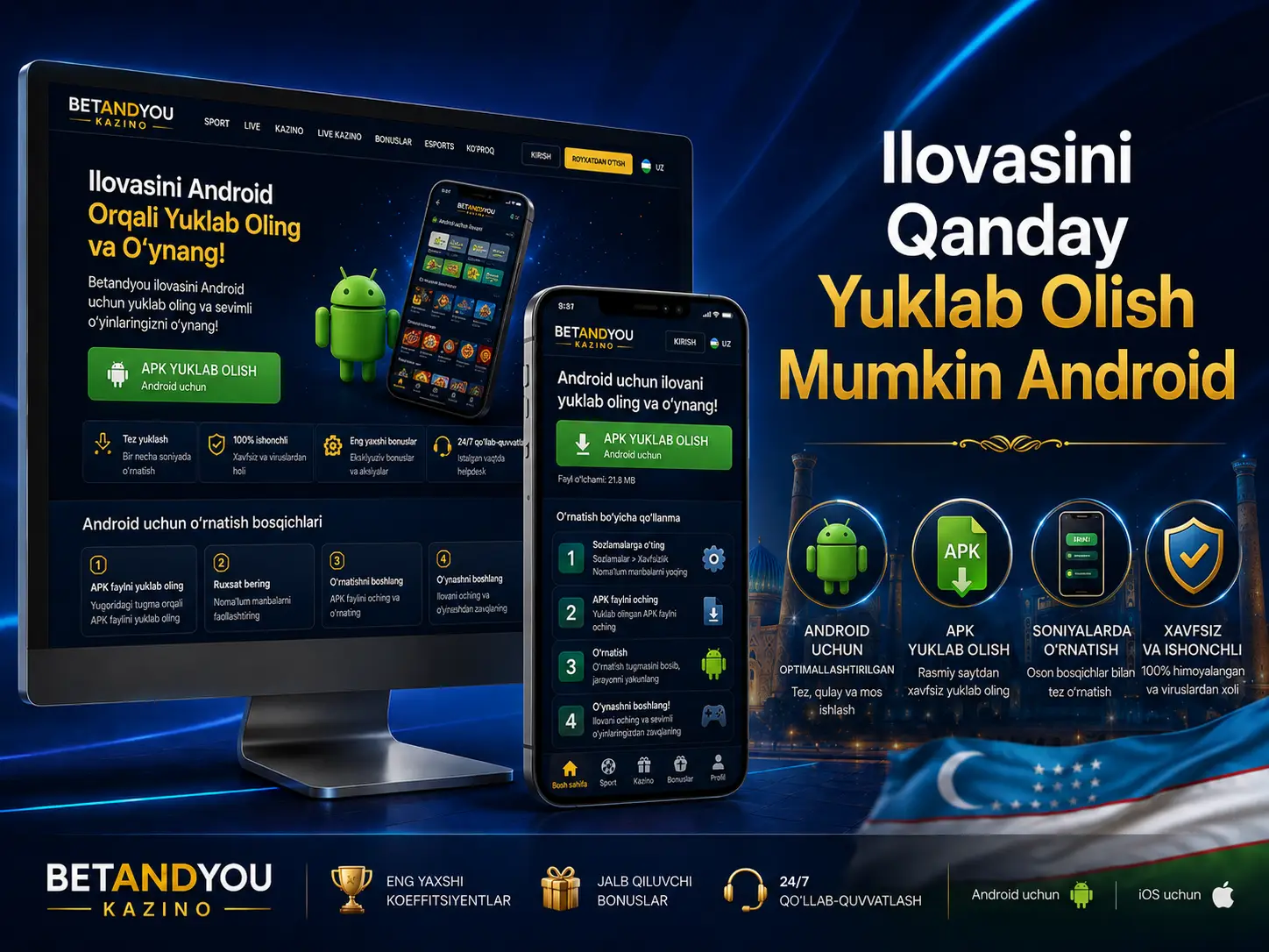 Android Uchun Betandyou Ilovasini Qanday Yuklab Olish Mumkin
