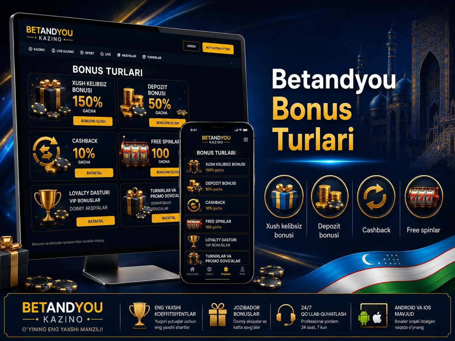 Betandyou Bonus Turlari